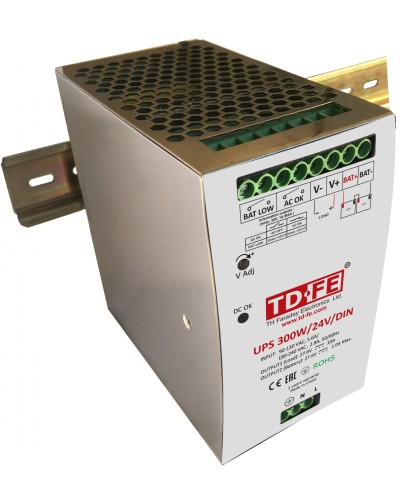 UPS 300W/24V/DIN. Источник вторичного электропитания резервированный. FARADAY в Арзамасе