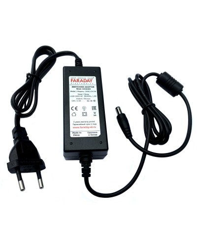 24W/12V/2A. Импульсный блок питания в пластиковом корпусе. FARADAY в Арзамасе
