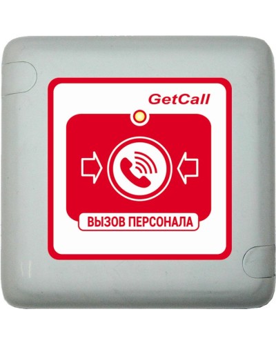 GC-0422W1. Проводная влагозащищенная кнопка вызова. GETCALL в Арзамасе