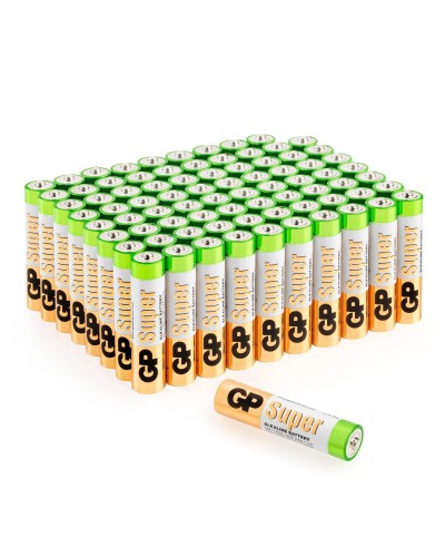 GP Super Alkaline 24A AAA (GP 24A-2CRVS80), упак. 80 шт.. Алкалиновые батарейки. GP Batteries в Арзамасе