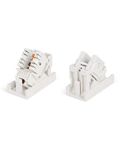 SIP2K-C6-M45-22.5. Вставка 45x22,5 с наклонным модулем RJ-45 категории 6. Hyperline в Арзамасе