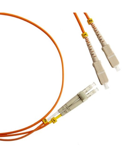 FC-D2-50-LC/PR-SC/PR-H-1M-LSZH-OR. Патч-корд волоконно-оптический LC-SC. Hyperline в Арзамасе