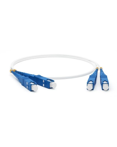 FC-D2-9A1-SC/UR-SC/UR-H-1M-LSZH-WH. Патч-корд волоконно-оптический SC-SC. Hyperline в Арзамасе