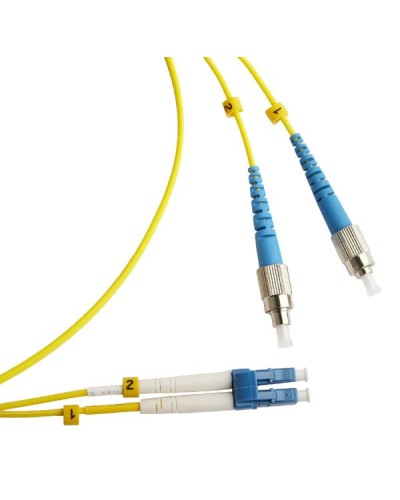 FC-D2-9-FC/UR-LC/UR-H-1M-LSZH-YL. Патч-корд волоконно-оптический FC/UPC-LC/UPC. Hyperline в Арзамасе