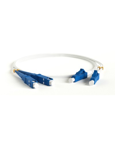 FC-D2-9A1-LC/UR-SC/UR-H-3M-LSZH-WH. Патч-корд волоконно-оптический LC-SC. Hyperline в Арзамасе