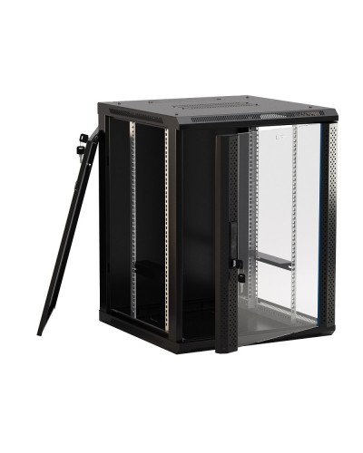 TWB-0445-GP-RAL9004. Шкаф телекоммуникационный 19 настенный 4U. Hyperline в Арзамасе