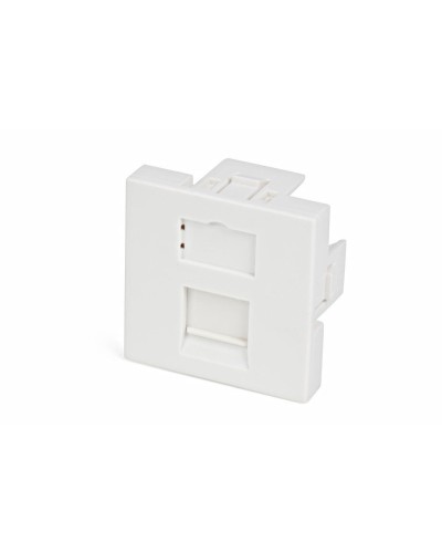 SIP2-1K-M45-45. Вставка 45х45 для 1 модуля формата Keystone Jack, со шторкой. Hyperline в Арзамасе