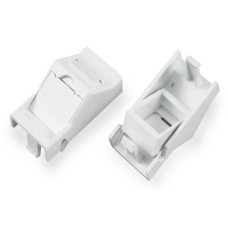SIP2A-1K-M45-22.5. Вставка угловая 45x22.5 (аналог Mosaic) для 1 модуля формата Keystone Jack. Hyperline