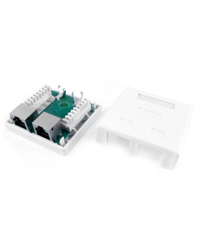 SB1-2-8P8C-C6-SH-WH. Розетка RJ-45. Hyperline в Арзамасе