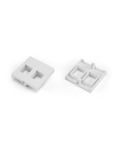 SIP2-2N-M45-45. Вставка 45x45 (аналог Mosaic) для 2х модулей формата Keystone Jack. Hyperline в Арзамасе