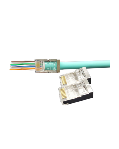 PLEZ-8P8C-U-C6-SH-100 (100 шт). Разъем RJ-45. Hyperline в Арзамасе
