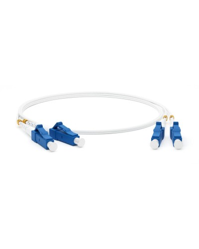 FC-D2-9A1-LC/UR-LC/UR-H-1M-LSZH-WH. Патч-корд волоконно-оптический LC-LC. Hyperline в Арзамасе