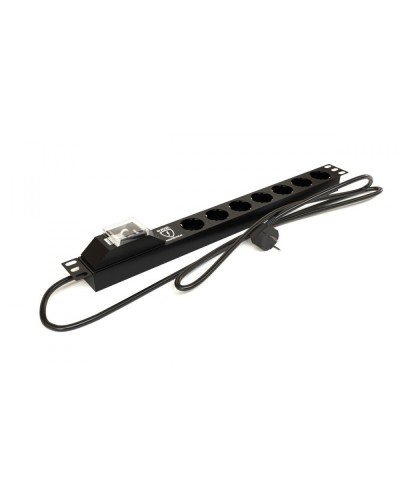 SHE19-7SH-BF-2.5EU. Блок розеток 19. Hyperline в Арзамасе