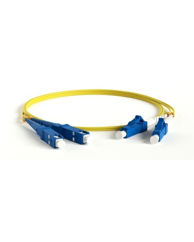 FC-D2-9-LC/UR-SC/UR-H-1.5M-LSZH-YL. Патч-корд волоконно-оптический одномодовый. Hyperline в Арзамасе