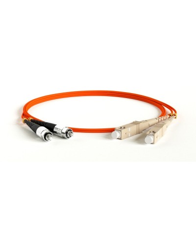 FC-D2-50-FC/PR-SC/PR-H-1M-LSZH-OR. Патч-корд волоконно-оптический SC-FC. Hyperline в Арзамасе