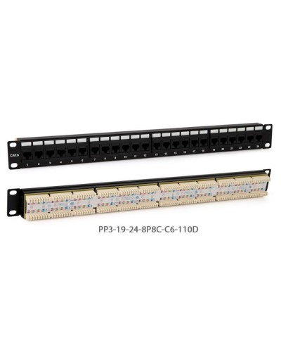 PP3-19-24-8P8C-C5E-110D. Патч-панель 19. Hyperline в Арзамасе