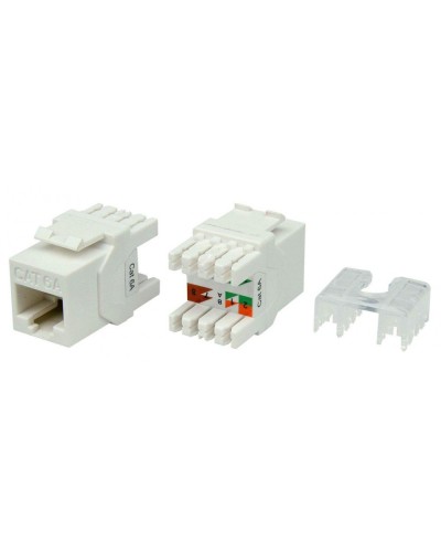 KJ8-8P8C-C6A-180-WH. Вставка Keystone Jack RJ-45. Hyperline в Арзамасе
