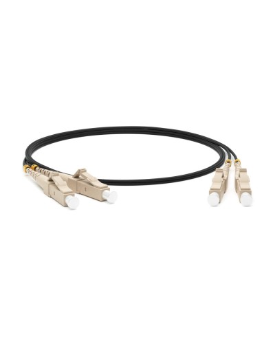 FC-D2-50-LC/PR-LC/PR-H-1M-LSZH-BK. Патч-корд волоконно-оптический многомодовый. Hyperline в Арзамасе