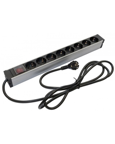 SHZ19-8SH-S-2.5EU. Блок розеток 19. Hyperline в Арзамасе