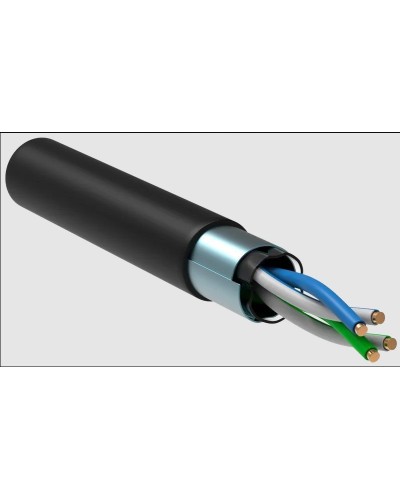 GENERICA F/UTP 5E 24AWG 2PR LDPE 1м черный 305м (BC3-C5E02-339-305-R-G). Кабель «витая пара» (LAN) для структурированных систем связи. IEK в Арзамасе