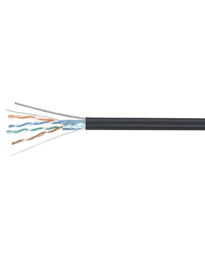 GENERICA F/UTP кат. 5E 100МГц 4 пары LDPE OUTDOOR трос 1,2мм черный (BC3-C5E04-359-305-G). Кабель «витая пара» (LAN) для структурированных систем связи. IEK в Арзамасе