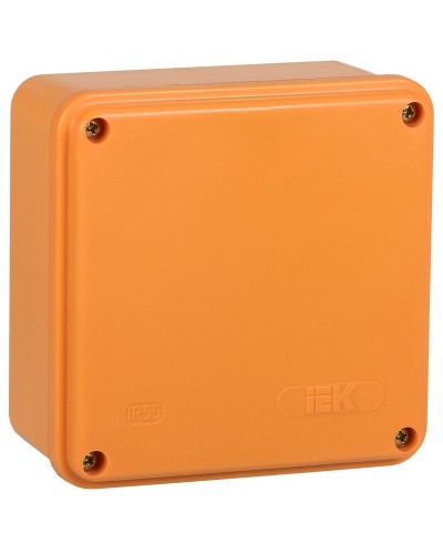 Коробка распаячная огнестойкая ПС 100х100х50 6P 6мм² IP44 гладкие стенки (UKF20-100-100-050-6-6-09). Коробка распаячная огнестойкая безгалогенная (HF). IEK в Арзамасе