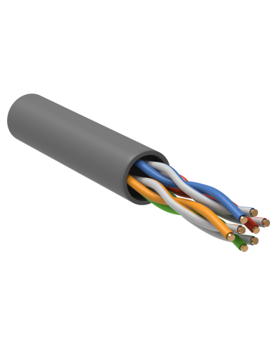 GENERICA U/UTP кат. 5E 100МГц 4 пары PVC INDOOR серый (BC1-C5E04-111-305-G). Кабель «витая пара» (LAN) для структурированных систем связи. IEK в Арзамасе