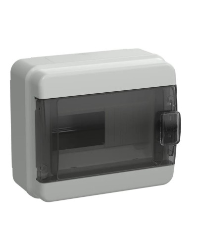 Корпус пластиковый КМПн-8 IP65 TEKFOR (TF5-KP72-N-08-65-K03-K02). Корпус модульный пластиковый черная прозрачная дверь. IEK в Арзамасе