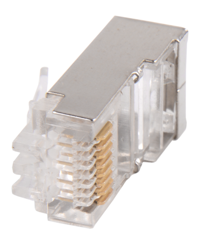 GENERICA Разъём RJ-45 FTP для кабеля кат. 5Е (20 шт) (CS3-1C5EF-G). Разъем RJ-45. IEK в Арзамасе