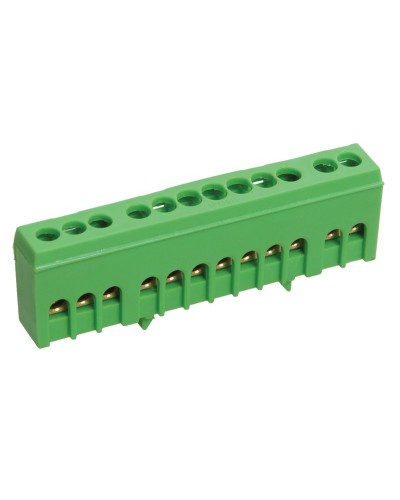Шина PE земля ШНИ-6х9-10-К-З (YNN10-69-10KD-K06). Шина в корпусном изоляторе на DIN-рейку. IEK в Арзамасе