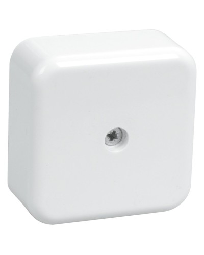 Коробка распаячная КМ41206-01 50х50х20 открытой проводки (4 клеммы 3 мм²) белая (UKO10-050-050-020-K01). Коробка распаячная безгалогенная (HF). IEK в Арзамасе