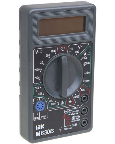 Мультиметр цифровой Universal M830B (TMD-2B-830). Мультиметр цифровой. IEK в Арзамасе