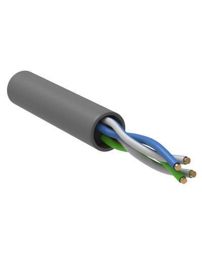 GENERICA U/UTP 5E 24AWG 2PR PVC серый (BC1-C5E02-111-100-R-G). Кабель «витая пара» (LAN) для структурированных систем связи. IEK в Арзамасе