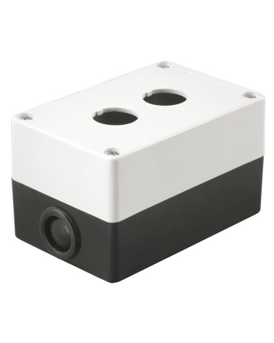 Корпус КП102 для кнопок 2 места белый (BKP10-2-K01). Корпус для кнопочных постов. IEK в Арзамасе