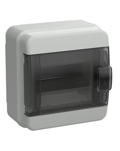 Корпус пластиковый КМПн-6 IP65 TEKFOR (TF5-KP72-N-06-65-K03-K02). Корпус модульный пластиковый черная прозрачная дверь. IEK в Арзамасе