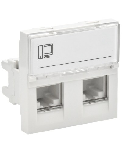 Розетка RJ45 кат.6 PRIMER РКИ-22-00-П-6 белый IEK (PR-KK40D-RI-0-2-2C06U-K01). Розетка RJ-45. IEK в Арзамасе
