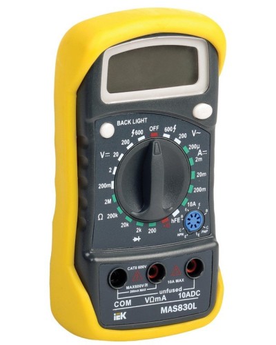 Мультиметр цифровой Master MAS830L (TMD-3L-830). Мультиметр цифровой. IEK в Арзамасе