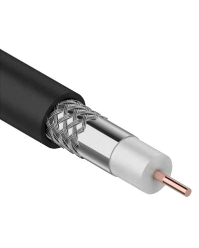 GENERICA RG11 CCS 75Ом FPE PVC черный (CC1-R1F1-119-300-G). Кабель коаксиальный омедненный. IEK в Арзамасе