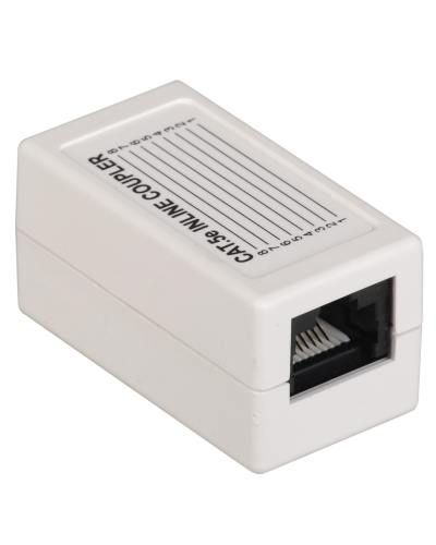 CS70-1C5EU. Проходной адаптер категория 5Е UTP тип RJ45-RJ45, белый. ITK в Арзамасе
