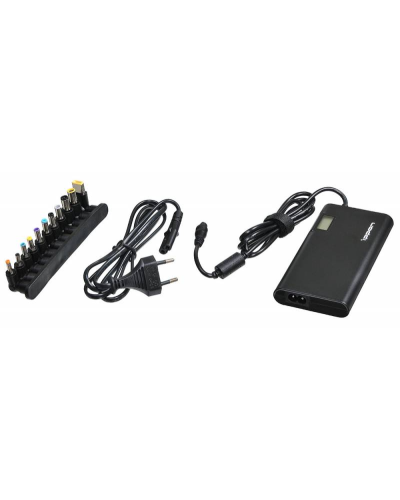 Блок питания Ippon SD90U автоматический 90W 15V-19.5V 11-connectors 4.5A 1xUSB 2.1A, LCD индикатор (705053). Блок питания. Ippon в Арзамасе
