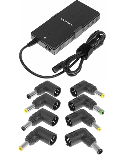 Блок питания Ippon S65U автоматический 65W 15V-19.5V 11-connectors 3.5A 1xUSB 2.1A, LED индикатор (651781). Блок питания. Ippon в Арзамасе