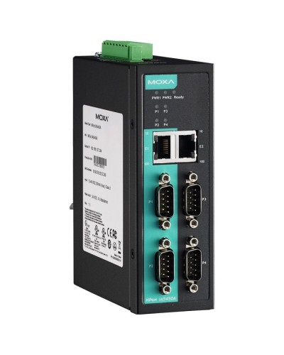 NPort IA5450A. 4-портовый усовершенствованный преобразователь. MOXA в Арзамасе