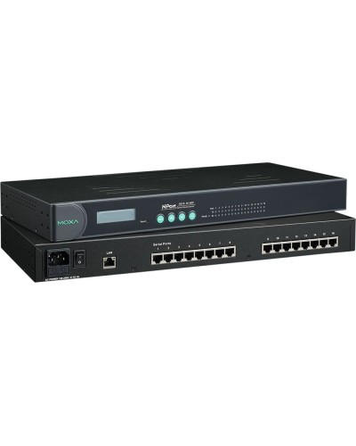 NPort 5650-16. 16-портовый преобразователь. MOXA в Арзамасе