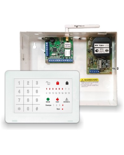 NV 1010c/8524. Устройство оконечное объектовое приемно-контрольное c GSM коммуникатором. NAVIgard в Арзамасе