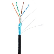 F/UTP 4pair, Cat5e, Out, PE (EC-UF004-5E-PE-BK-1). Кабель «витая пара» (LAN) для структурированных систем связи. NETLAN