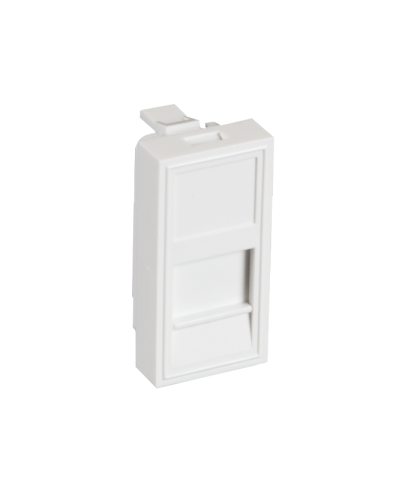 EC-IMH-1-WT-10 (10шт). Вставка 45x45 (Mosaic) для 1 модуля Keystone Jack. NETLAN в Арзамасе