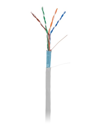 F/UTP 4pair, Cat5e, In, PVC (EC-UF004-5E-PVC-GY). Кабель «витая пара» (LAN) для структурированных систем связи. NETLAN в Арзамасе