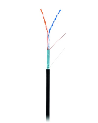 F/UTP 2pair, Cat5, Out, PE (EC-UF002-5-PE-BK). Кабель «витая пара» (LAN) для структурированных систем связи. NETLAN в Арзамасе