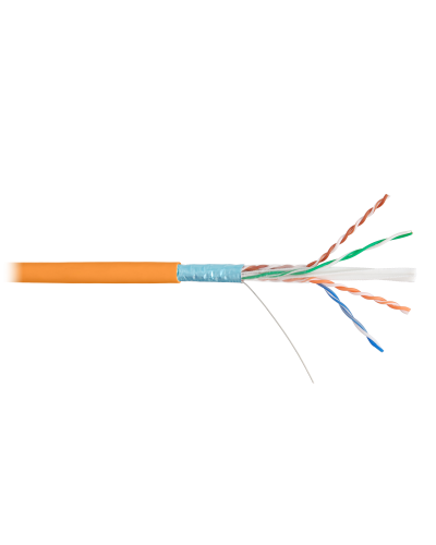 F/UTP 4pair, Cat6, Solid, In, PVC (NKL 9240C-OR). Кабель «витая пара» (LAN) для структурированных систем связи. NIKOLAN в Арзамасе
