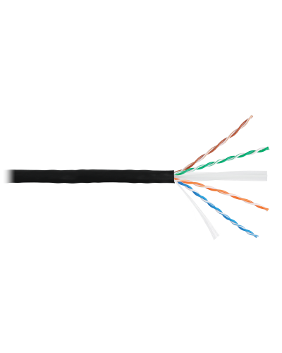 U/UTP 4pair, Cat6a, Solid, In/Out, нг(А)-HF (NMC 4155C-BK). Кабель «витая пара» (LAN) для структурированных систем связи. NIKOMAX в Арзамасе